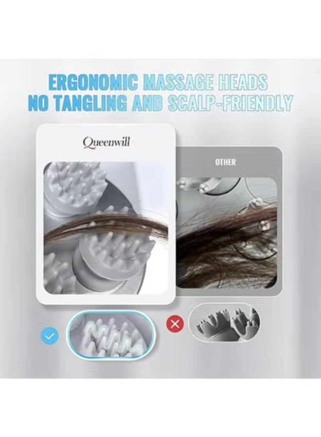 Cordless Electric Scalp Massager with Multiple Vibration Modes, Portable Head Massage Device for Relaxation, Scalp Care and Daily Stress Relief - Image 3