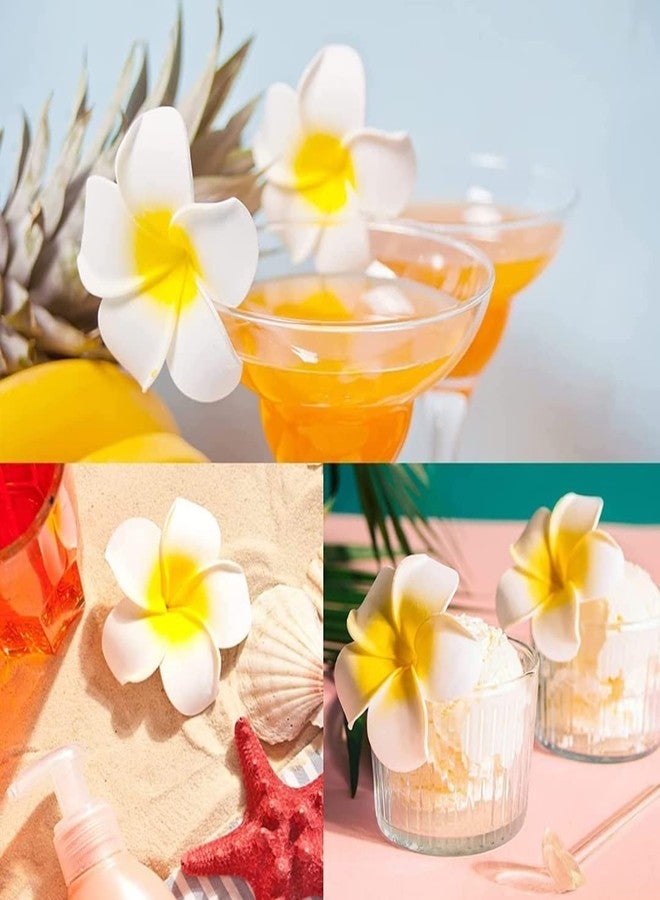 VRB Dec™ Artificial gBig Foam Hawaaii Fake Foam Water Floating Flowers for Pooja Thali, Festival and Events, Home, Table, Badroom, Pooja Room, Diwali Decoration (12, White) - Image 4