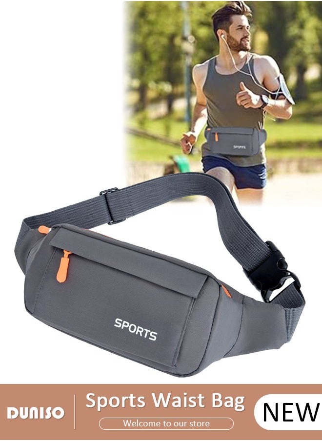 DUNISO Waist Pack for Men Women, Crossbody Waist Bag Pack Belt Bag for Travel Walking Running Hiking Cycling, Pouch Hip Bum Bag Chest Bag with Adjustable Strap For Gym Fitness Workout Travel Work Commuting  - Image 1