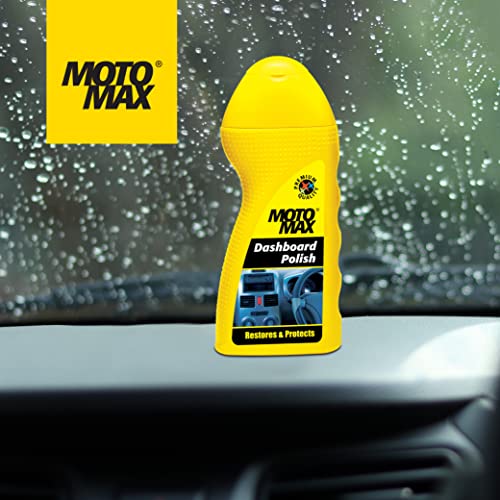 Motomax Dashboard Polish,100ml. Restore, shine dull dashboards. Protect from UV rays, cracking, fading & sun heat. Safe on tyre, rubber, plastic, vinyl parts - Image 4