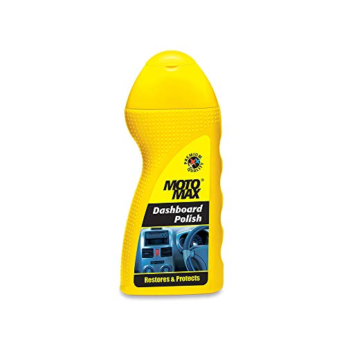 Motomax Dashboard Polish,100ml. Restore, shine dull dashboards. Protect from UV rays, cracking, fading & sun heat. Safe on tyre, rubber, plastic, vinyl parts - Image 1