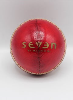 Seven 7 Cricket ball Tournament Red Stitch Ball SEVEN MSD  - Image 2