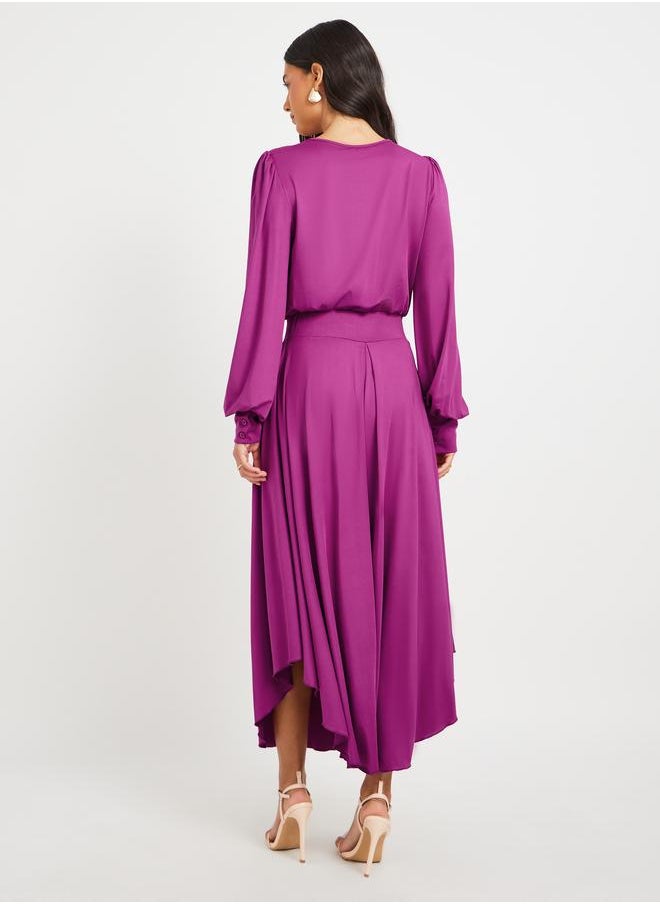 Take Two Balloon Sleeve Dress  - Image 5