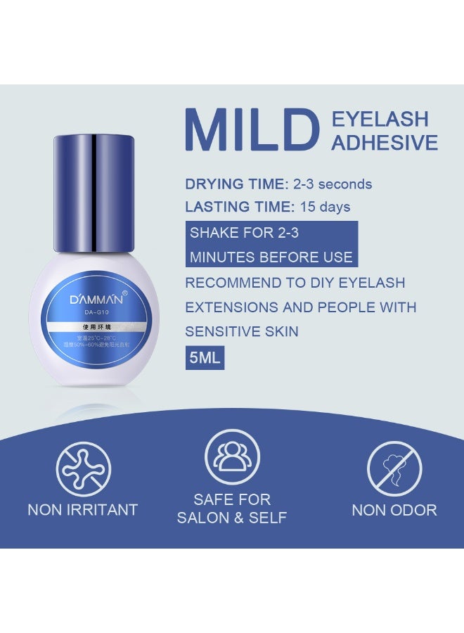 D'AMMA'N Medical Grade Eyelash Glue Quick Drying 5ml - Image 3