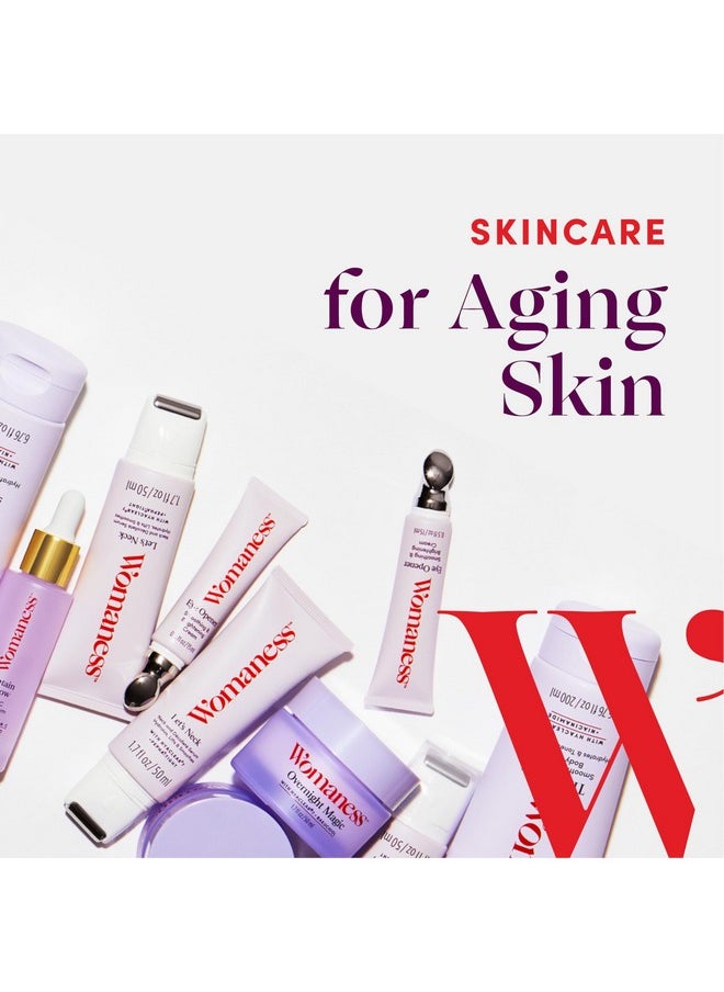 Womaness - Fountain Of Glow Vitamin C Face Serum Menopause Support Brightening Serum For Improving Dull & Uneven Skin Tone Super Antioxidant Serum Of 8% Vitamin C + Plant Derived Squalane Oil (30Ml) - Image 1