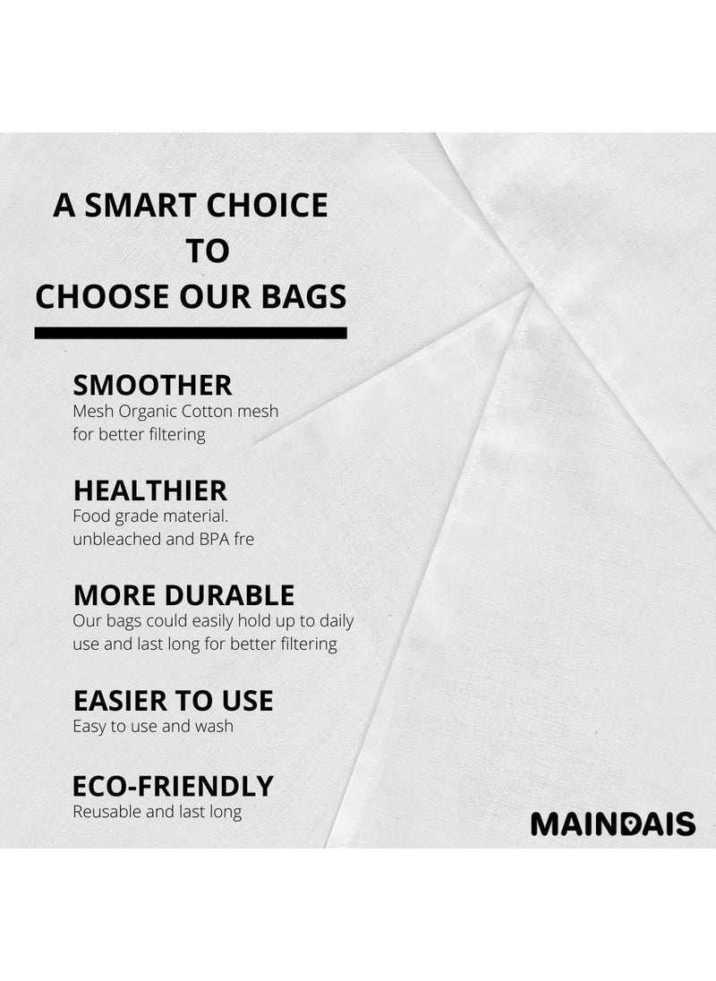 MAINDAIS MAINDAIS Organic Muslin Cotton Cloth Strainer CheeseclothCraft Cheese Paneer Wrap ChapatiRoti Steam Momos Idlis Filter Yogurt Paneer Curd Cooking Baking HomeCloth3 Meter  - Image 4