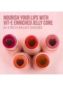 Blue Heaven Jelly & Butter Lip Balm Infused With Jojoba Oil, Shea Butter + Vitamin E, Smoothens Dry & Chapped Lips, Fades Pigmentation, Soften & Smoothes Plums Lips, Pink Rose, 3G  - Image 4