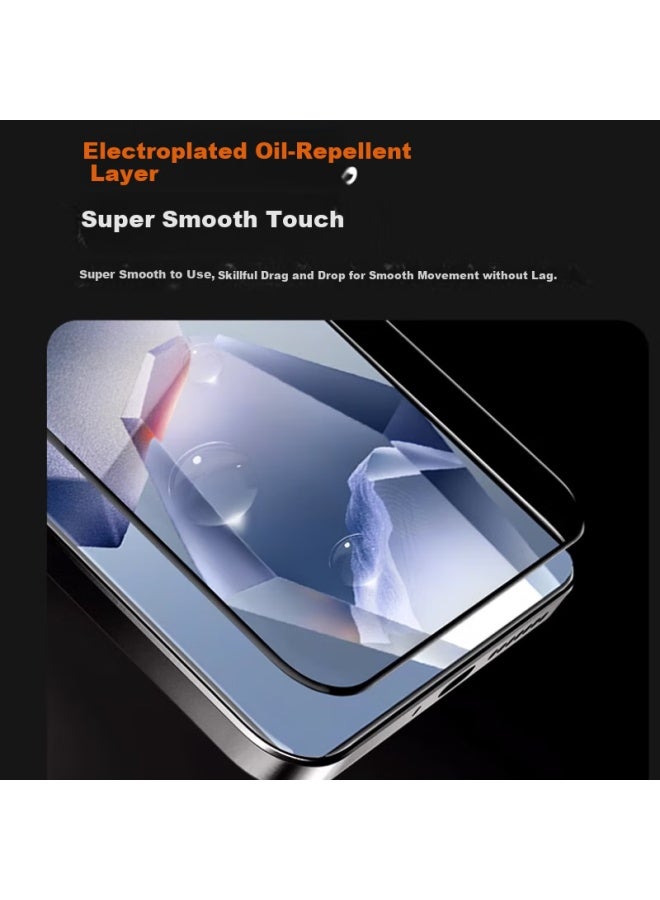 MAIKUQI Mccool Suitable For Oneplus Ace5/pro Universal Mobile Phone Tempered Film High-definition Full-screen Coverage Anti-fingerprint Glass Film-2 Pieces Pack - Image 2