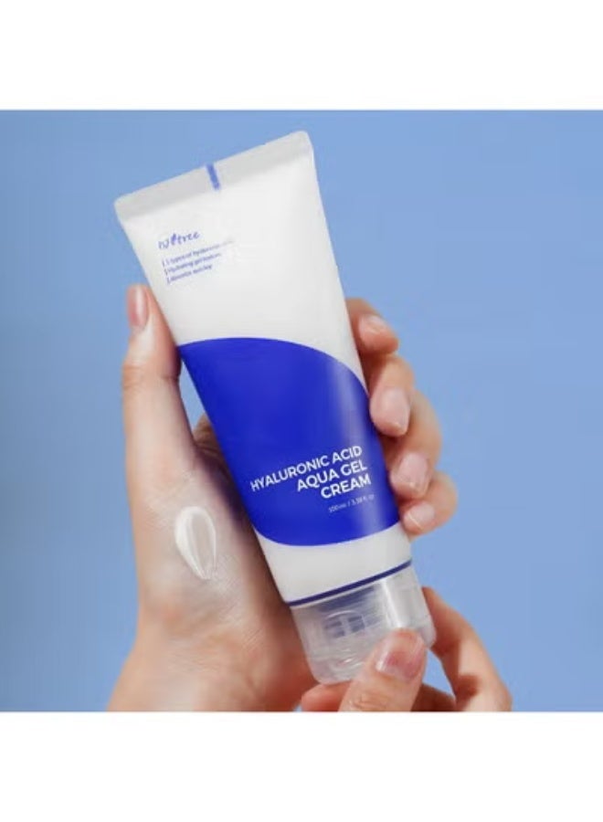 ISNTREE Hyaluronic Acid Aqua Gel Cream 100ml Moisturizing K-Beauty - Image 2