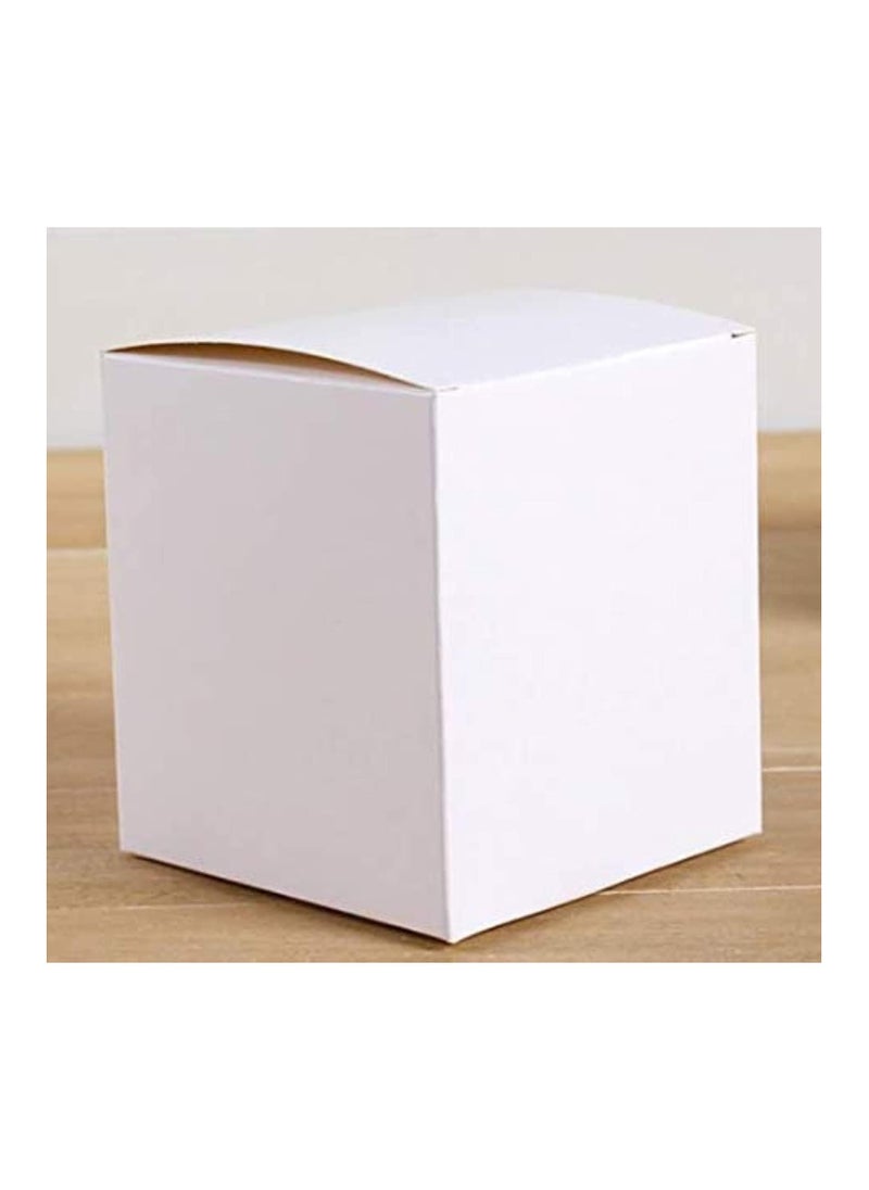 PRINTSHOP4ME 30pcs White Paper Gift Packaging Boxes–Party Favor Boxes For Cupcakes,Mugs And Treats–Gift Boxes For Weddings,Birthdays,Baby Showers And Special Events  - Image 2
