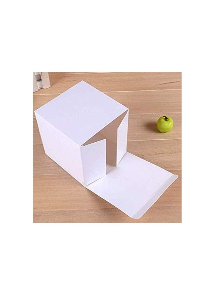 PRINTSHOP4ME 30pcs White Paper Gift Packaging Boxes–Party Favor Boxes For Cupcakes,Mugs And Treats–Gift Boxes For Weddings,Birthdays,Baby Showers And Special Events  - Image 3