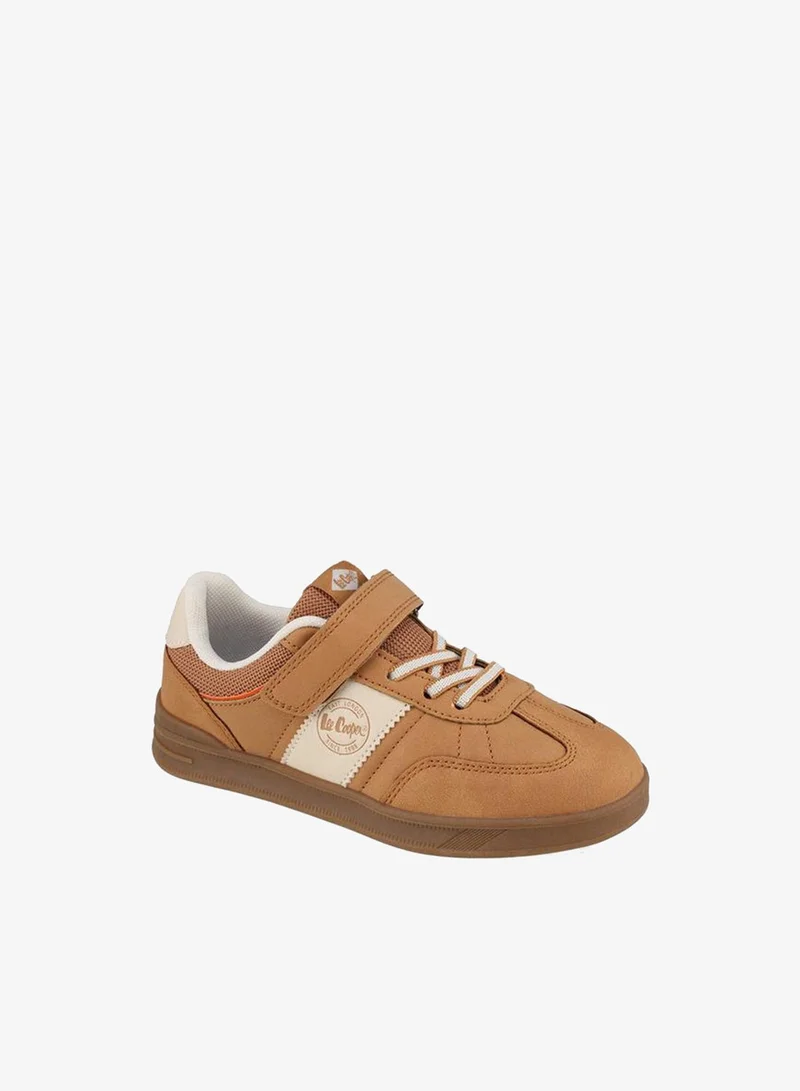 لي كوبر Boys Hook & Loop Ankle Sneakers