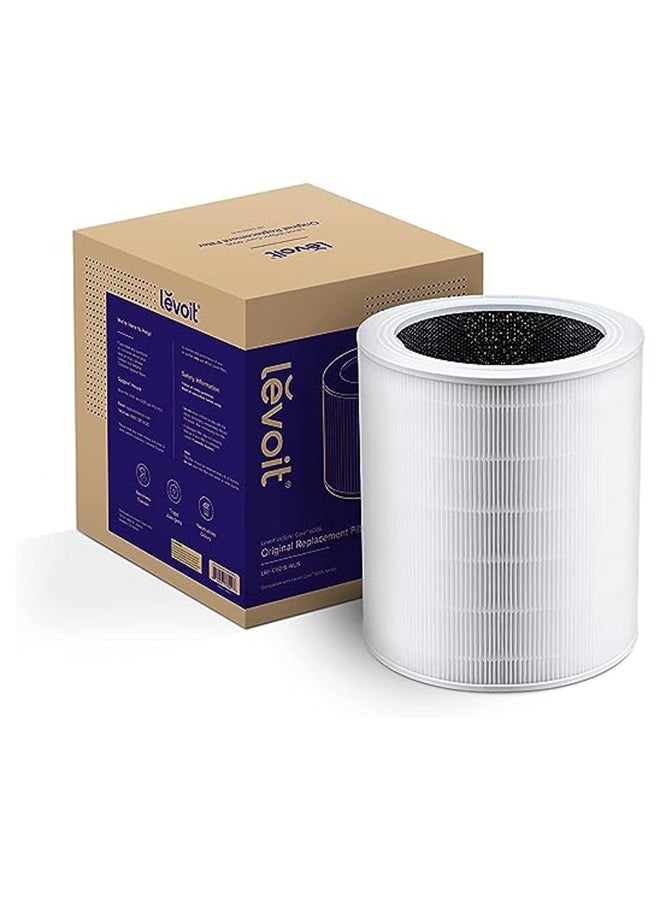 LEVOIT Core 600S H13 True HEPA Replacement Filter Captures Large Particles, Bacteria and Reduce Odors 1 Pack 600S-P White - Image 4