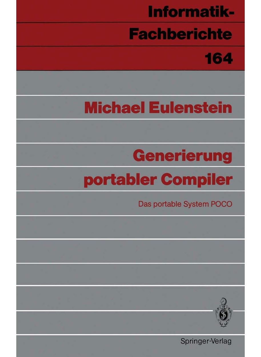 Generierung portabler Compiler: Das portable System POCO 