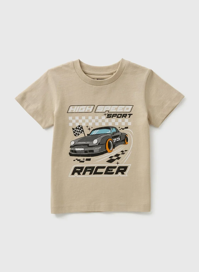 Matalan Boys Stone Racer T-Shirt
