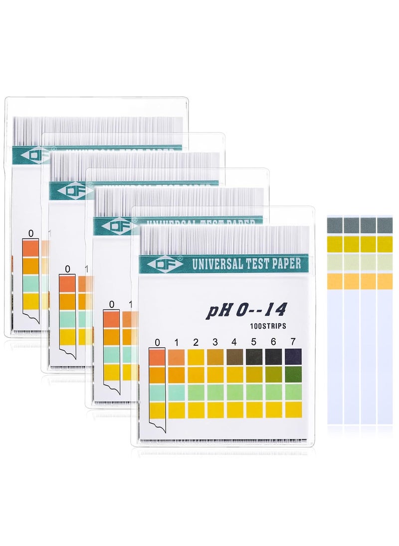 Hicarer 200 Strips Plastic Ph Test Strips Universal Ph 014 Litmus Test Paper with Storage Case for Saliva Urine Water Soil Testing Pet Food and Diet Monitoring  - Image 1