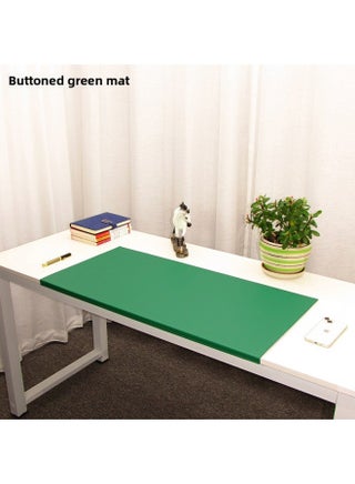 Buckle Hanging Edge Computer Office Writing Desk Pad Folding Edge Elbow Pad Hardened And Thickeneded Lock Line Household Leather Mouse-Color:600x400mm-2.8mm-Pattern:Hanging Edge Green Mat - pzsku/Z13ACD8536305093E524DZ/45/1746225663/26cff9bb-2402-4c57-821d-979801dbbf5f
