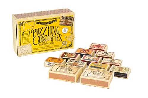 Professor Puzzle The Obscurities Box of Brain Teasers  10 Matchbox Puzzles  50 Challenges - Image 1