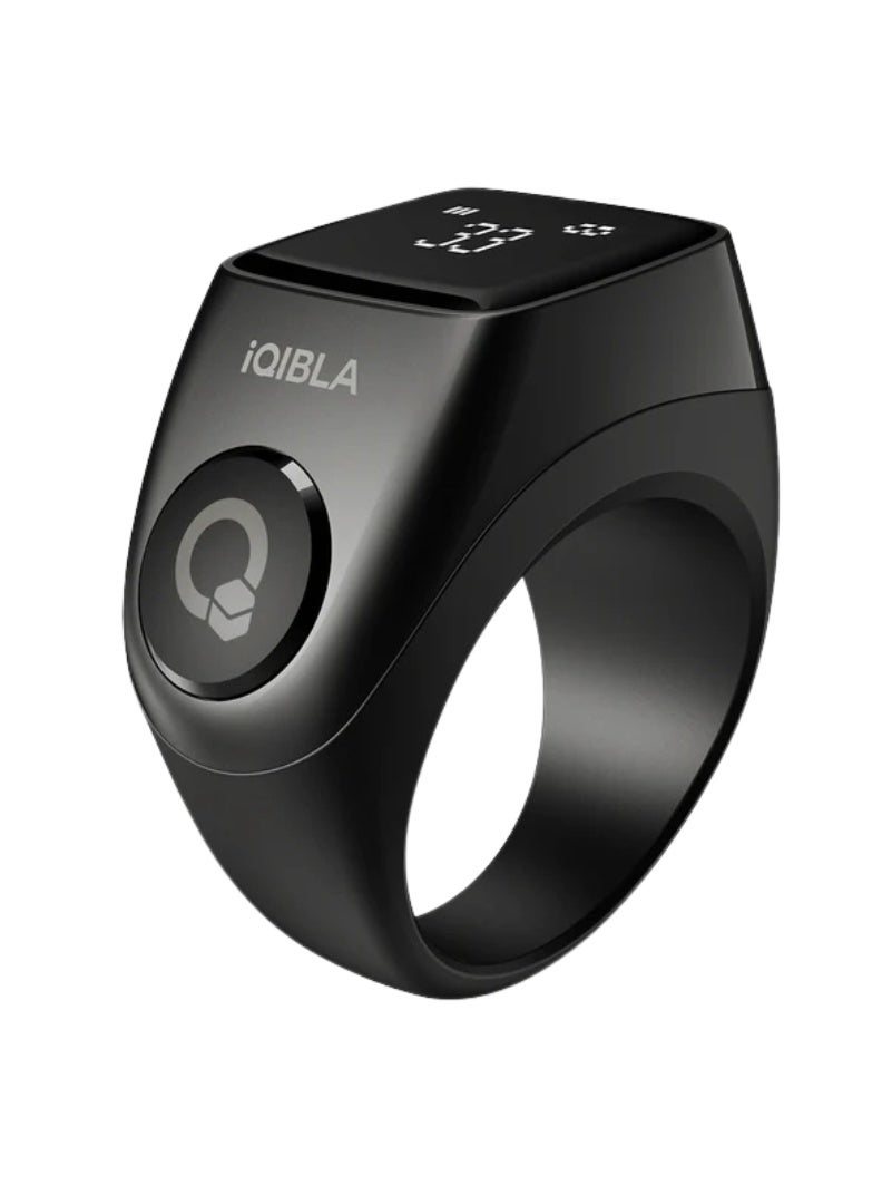 iQIBLA Smart Zikr Ring Jood 3 with Qibla Direction, Tasbih Counter, Prayer Reminder, Step Tracking & Charging Box - Image 2