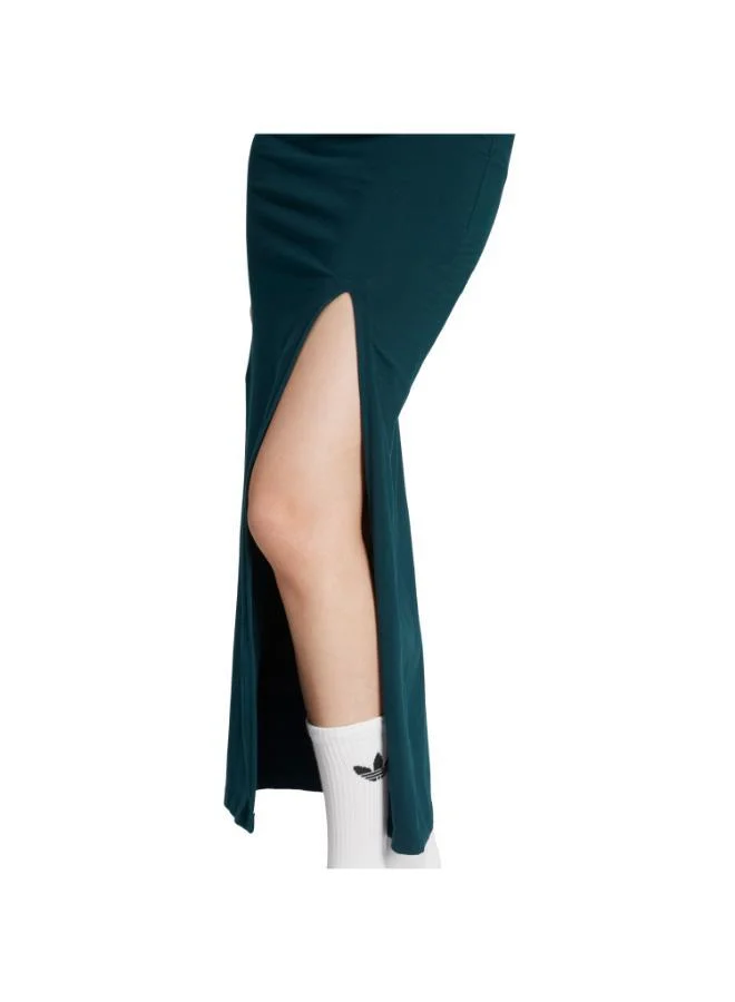 adidas Originals ADICOLOR CLASSICS 3 STRIPES MAXI DRESS V-NECK