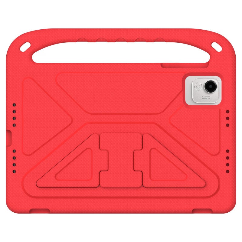 erorex For Honor Pad X9a / X9 Pro 2025 Handle EVA Shockproof Tablet Case with Holder(Red) - Image 2
