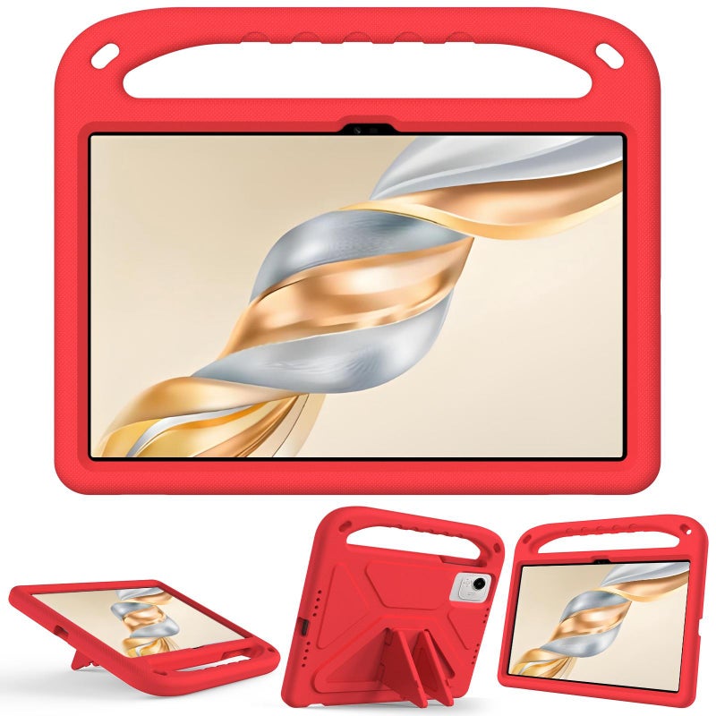erorex For Honor Pad X9a / X9 Pro 2025 Handle EVA Shockproof Tablet Case with Holder(Red) - Image 3