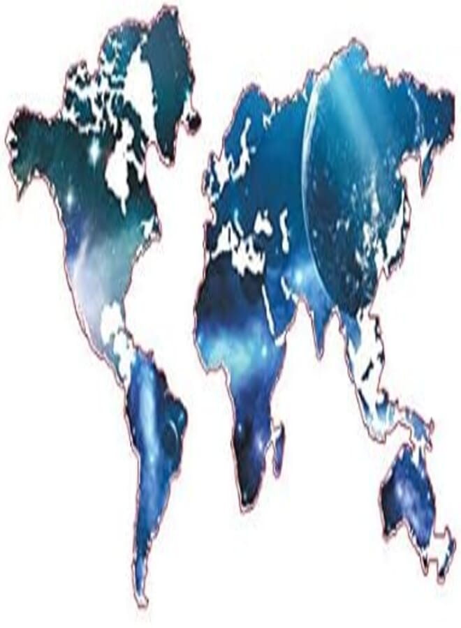 New Wall Sticker Planet Lollipop World Wall Applique Bedroom Wall Stickers Removable Wall Stickers Home Decor(60X90CM)