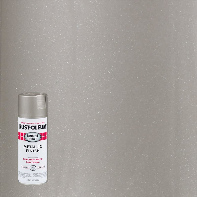 Rust-Oleum 7718830 Stops Rust Bright Coat Metallic Spray Paint, 11 Oz, Chrome (Pack of 1) - Image 2