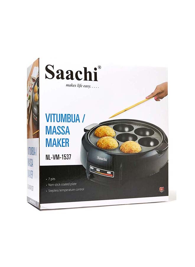 Saachi Vitumbua Maker With Adjustable Thermostat 1500 W NL-VM-1537-BK Black - Image 4