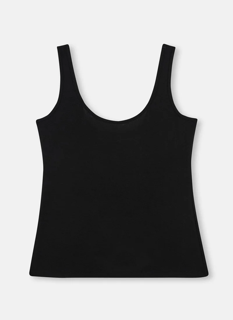 dagi Camisole Square Neck Modal Thin-Fixed Strap Underwear