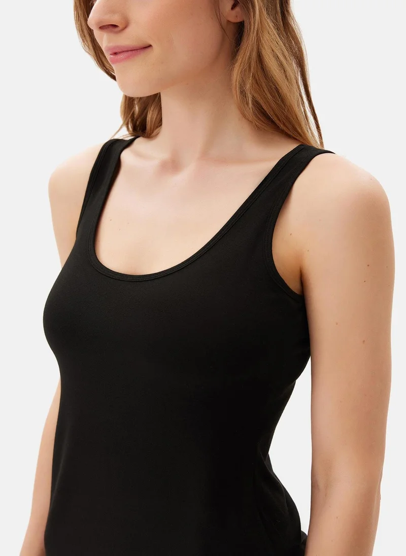 dagi Camisole Square Neck Modal Thin-Fixed Strap Underwear