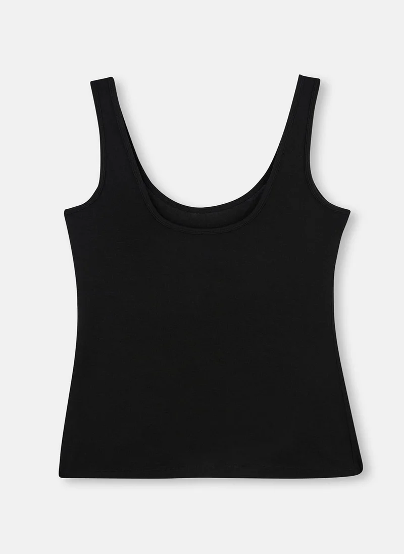dagi  Camisole Square Neck Modal Thin-Fixed Strap Underwear for Women | Best Price UAE