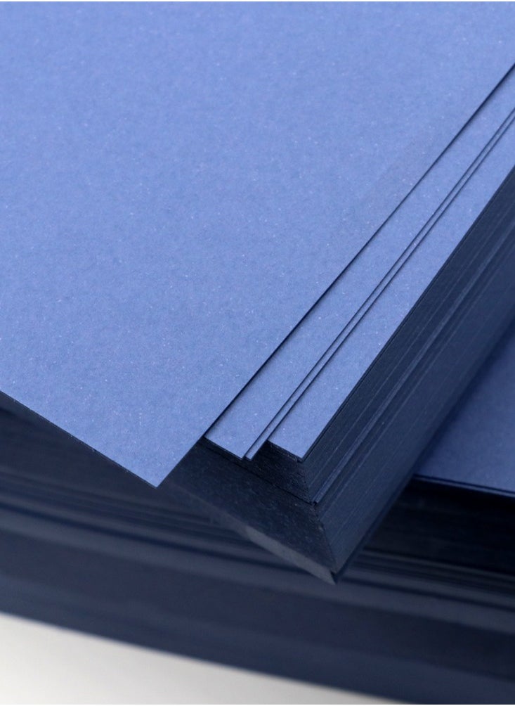 firstnock Color Card Paper Navy Blue, A5 - 20 Sheets - 250GSM Thick Colored Card Stock - Premium Craft Paper for DIY, Invitations, Arts & Crafts and Printing  - Image 4