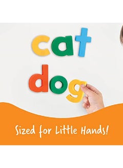 Learning Resources Jumbo Magnetic Lowercase Letters Develops Letter And Color Recognition Skills Abc For Kids Alphabet Educational Toys For Toddlers Set Of 40 Pieces Ages 3+  - Image 3