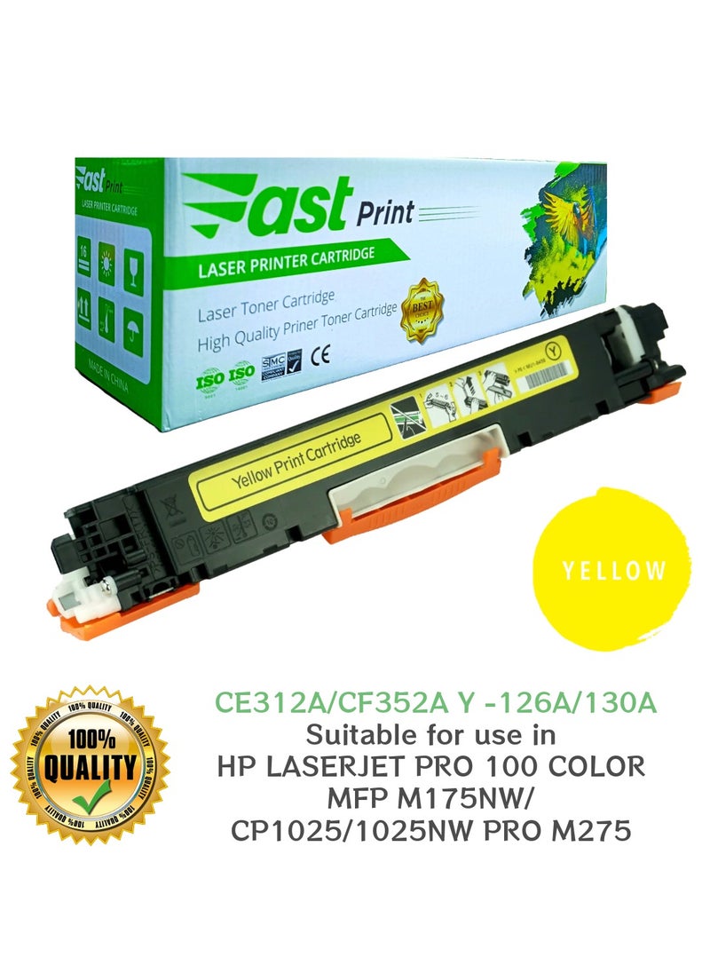 Fast Print Toner 126A/130A YELLOW - CE312A/CF352A  - Image 1