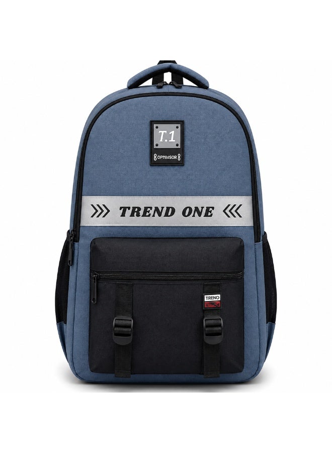 20 Inch School Backpack for Boys and Girls, Multi-Compartment, Multiple Zipper Compartments, Side Mesh Bottle Pockets and Carry Handle 50H*33.5W*15.5D CM
