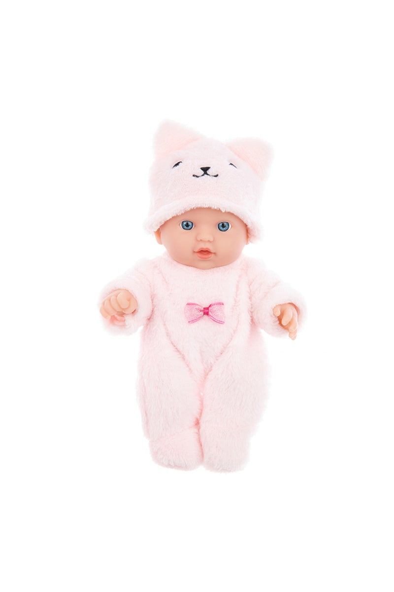 1 20cm/8-inch simulated silicone doll, including doll ，clothes and hats, the best children's holida.