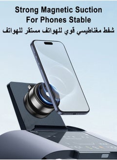 LKTOCAFT Automatic Strong Vacuum Sunction Car Phone Holder with Retractable and Foldable Arm, Intelligent One-Click Removal Car Mount, Magnetic Universal Stable Mobile Phone Holder and Phone Stand  - Image 4