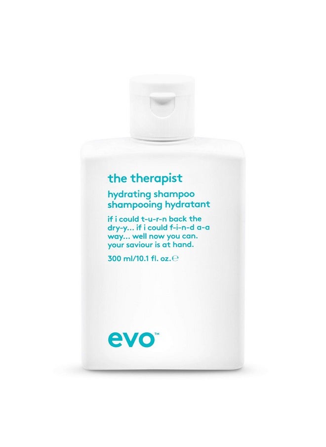EVO The Therapist Hydrating Shampoo Hydrates Strengthen And Softens Whilst Improving Shine Protects Colour Treated Hair Helps To Detangle 300Ml / 10.1Fl.Oz  - Image 1