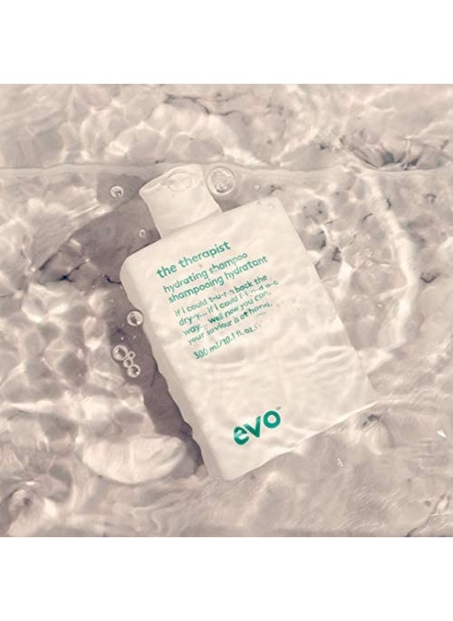 EVO The Therapist Hydrating Shampoo Hydrates Strengthen And Softens Whilst Improving Shine Protects Colour Treated Hair Helps To Detangle 300Ml / 10.1Fl.Oz  - Image 3