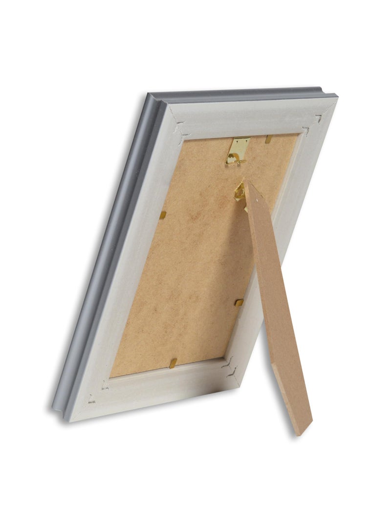 VictoR 4x6 Picture Frame Rubens Black Silver - Picture Frames 4x6 - with Shutterproof Acrylic Glass - Antique Frames - Black Frame 4 by 6 - Image 3