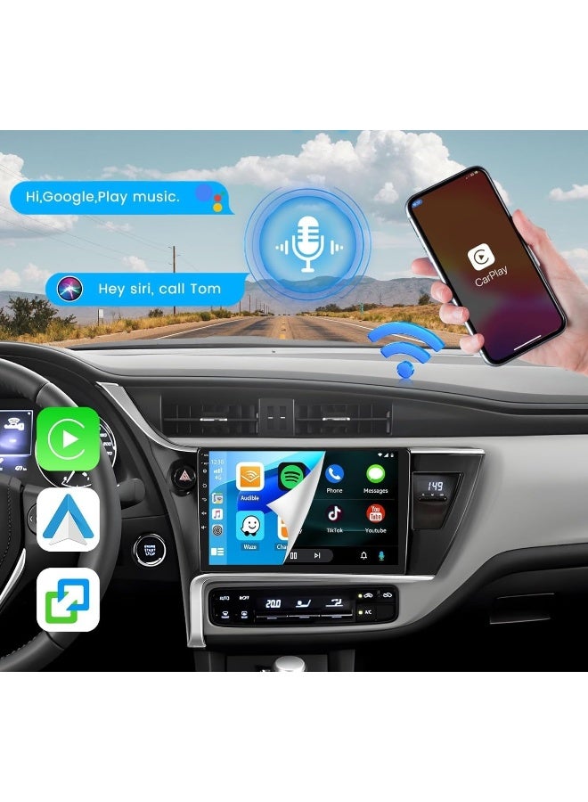 Vierex Android Car Stereo Screen For Toyota Corolla 2017 2018 Levin 2017 With Apple Carplay Android Auto Wireless WiFi DSP FM&AM BT AHD Camera Included Fast Interface (8+128GB Carplay 8CORE) - Image 2