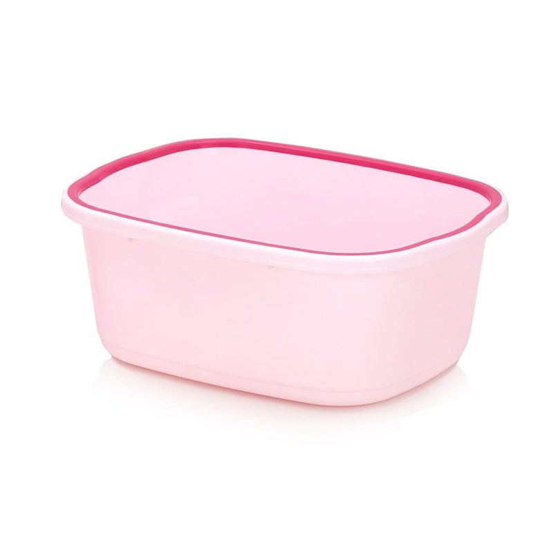 LANKESH ENTERPRISE Unbreakable Plastic Multipurpose Bathroom Tub Laundry Clothes Washing Bucket Tub Home Accessories Set Rectangular Small Kids Tub Design Blue - Image 4