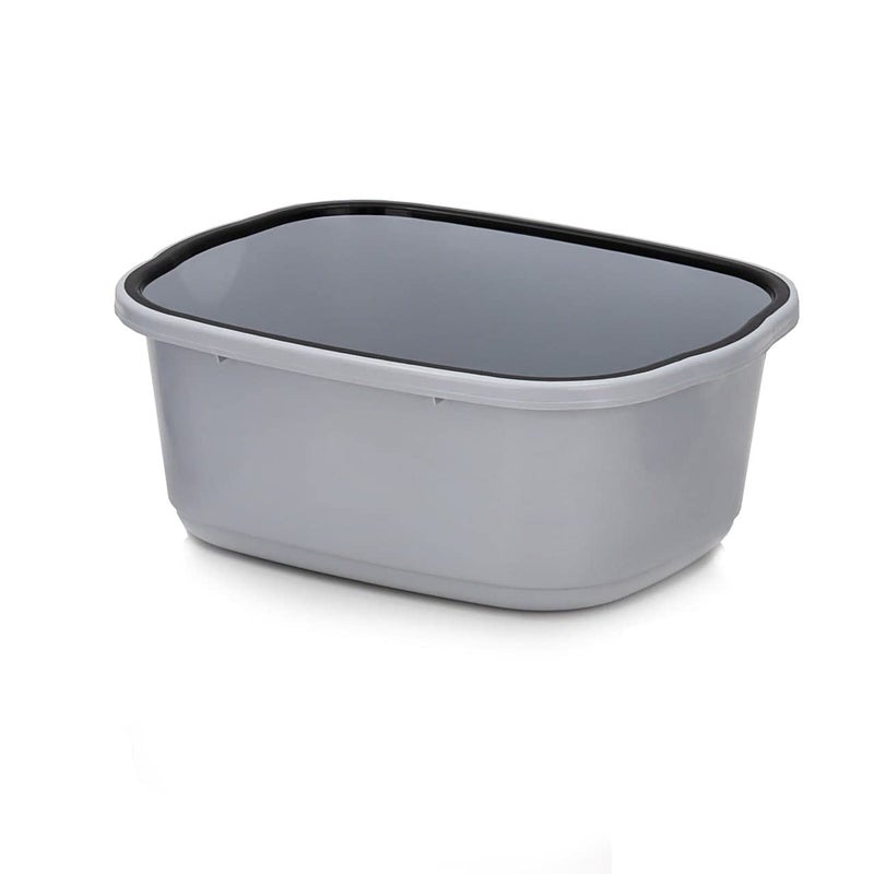 LANKESH ENTERPRISE Unbreakable Plastic Multipurpose Bathroom Tub Laundry Clothes Washing Bucket Tub Home Accessories Set Rectangular Small Kids Tub Design Blue - Image 2