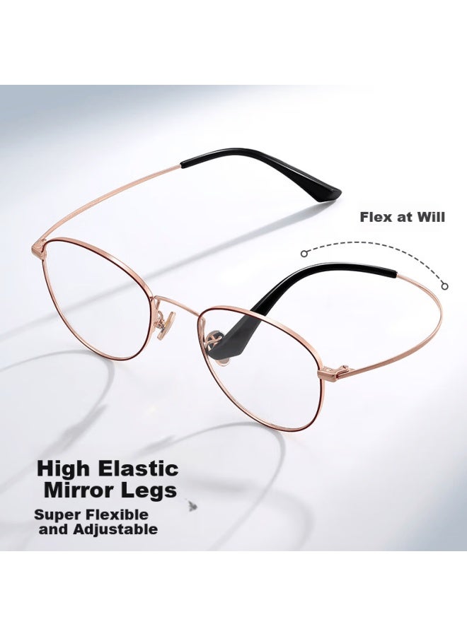 Pulais Reading Gl For Women, Imported Ultra-light Anti-aging Blue Light Blocking High Definition Premium Comfortable Presbyopic Gl 9041 150 Degrees - Image 3