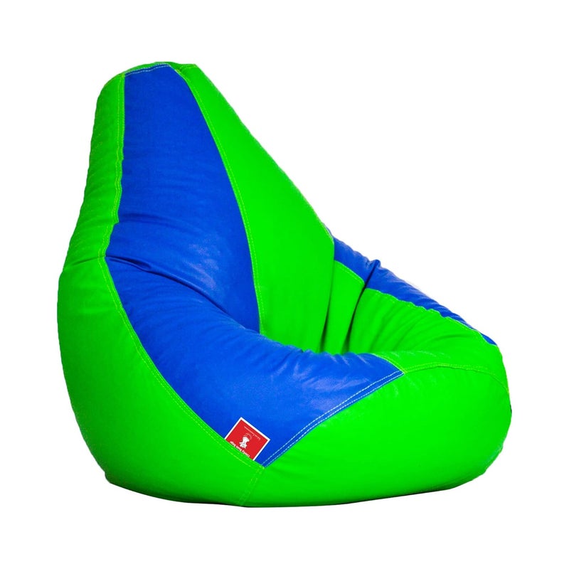 ComfyBean Bean Bag Cover Without Fillers Bean Bag Size Jumbo Color Blue Lt Green - Image 4