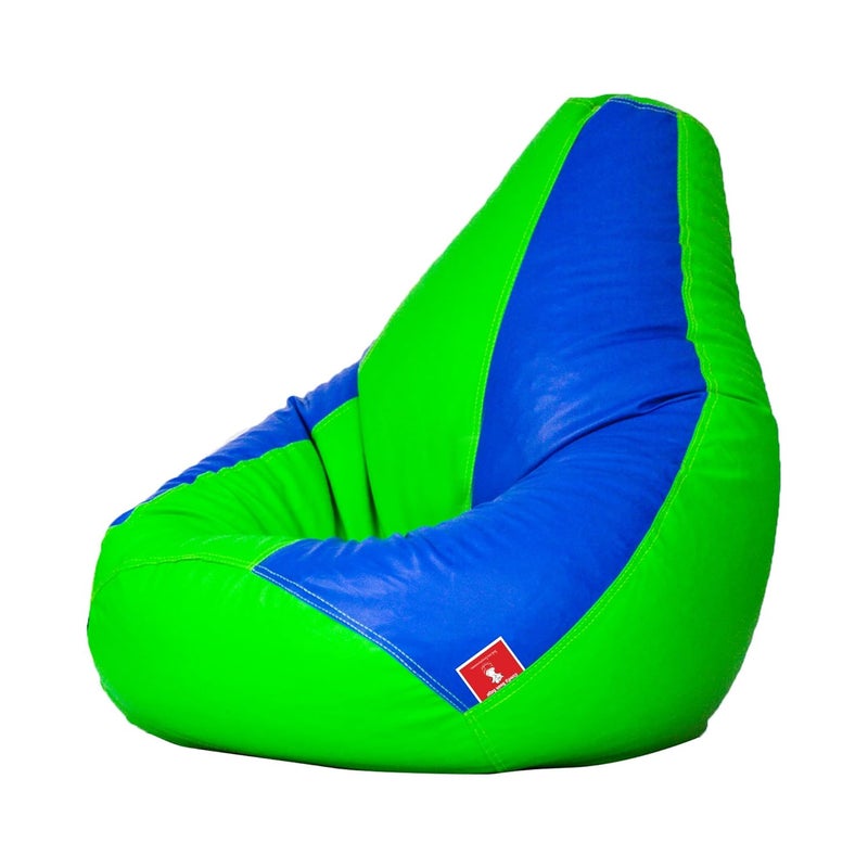 ComfyBean Bean Bag Cover Without Fillers Bean Bag Size Jumbo Color Blue Lt Green - Image 5