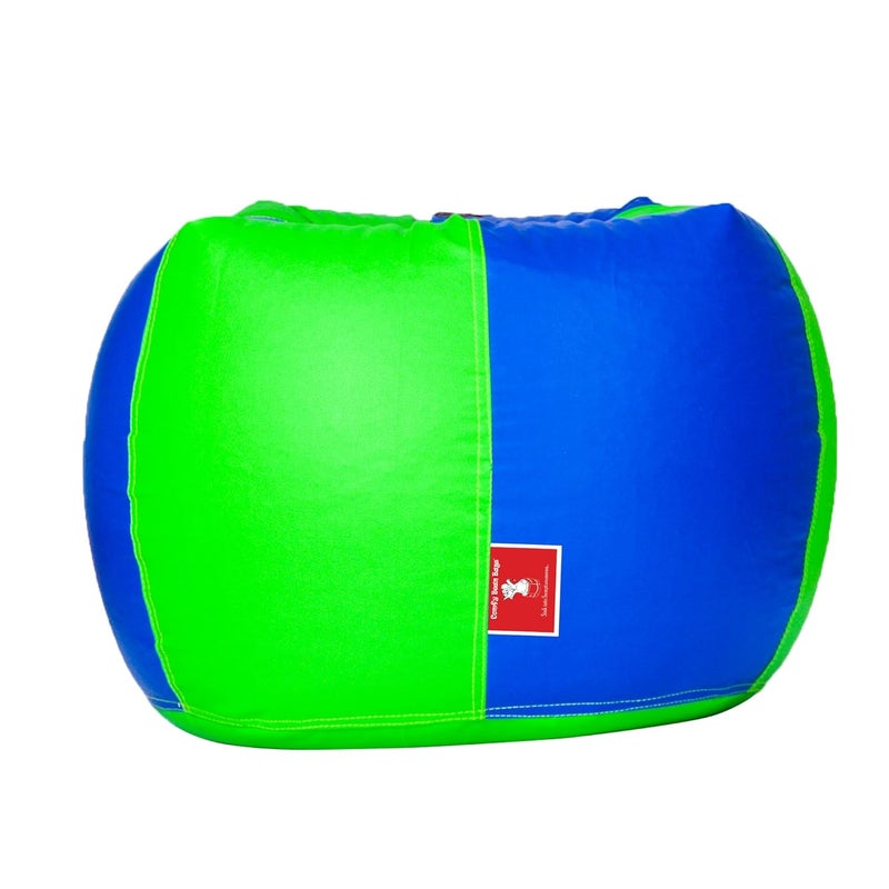 ComfyBean Bean Bag Cover Without Fillers Bean Bag Size Jumbo Color Blue Lt Green - Image 3