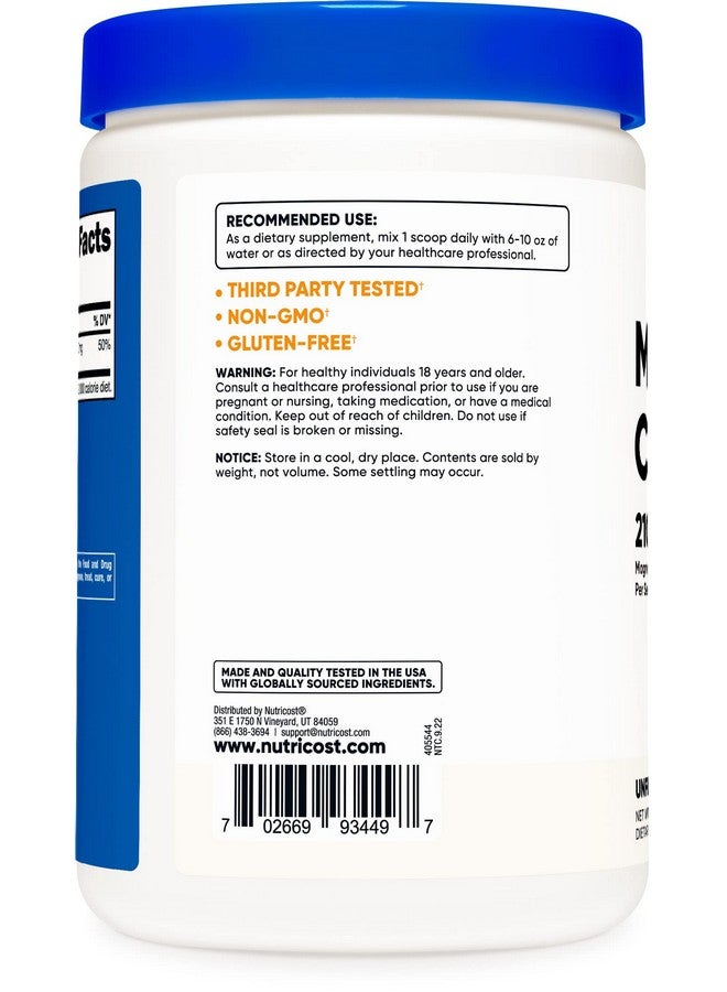 Nutricost Magnesium Citrate Powder (Unflavored, 500 Gram) - Image 3