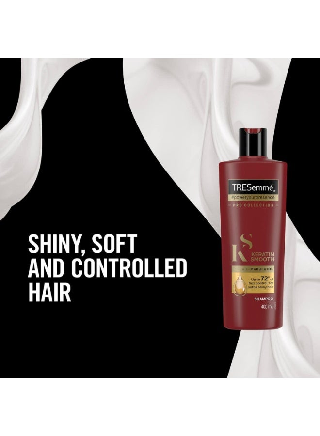 Keratin Smooth Shampoo With Marula Oil 400 ML